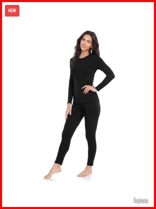 Other - Thermal Underwear Set Fleece Lined Long Johns Women Winter Base Layer